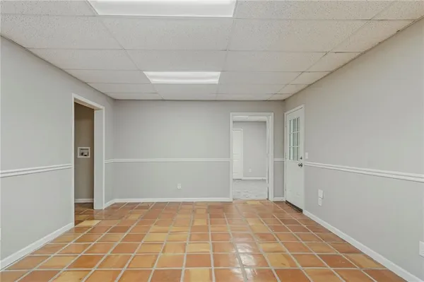 a view of an empty room