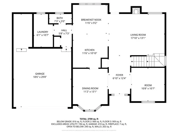 a picture of floor plan