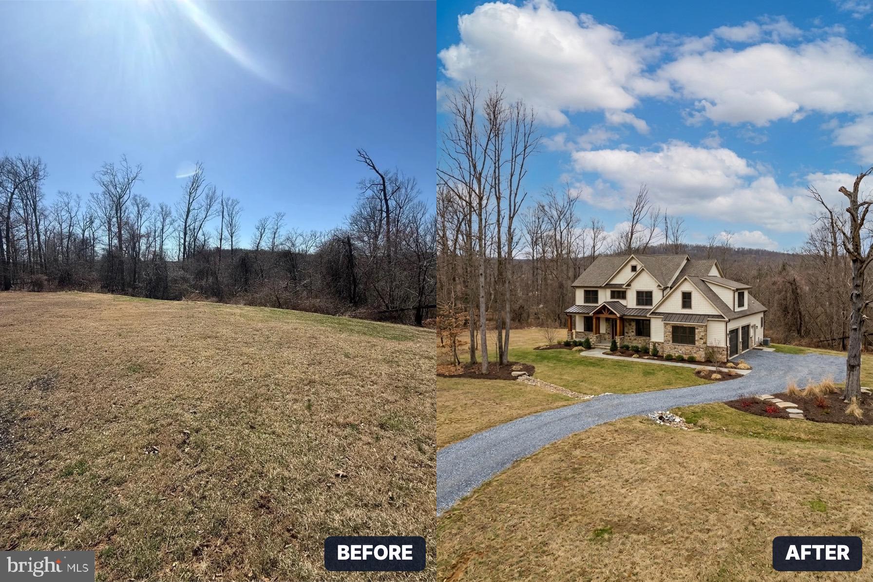 Before and After Artist rendering