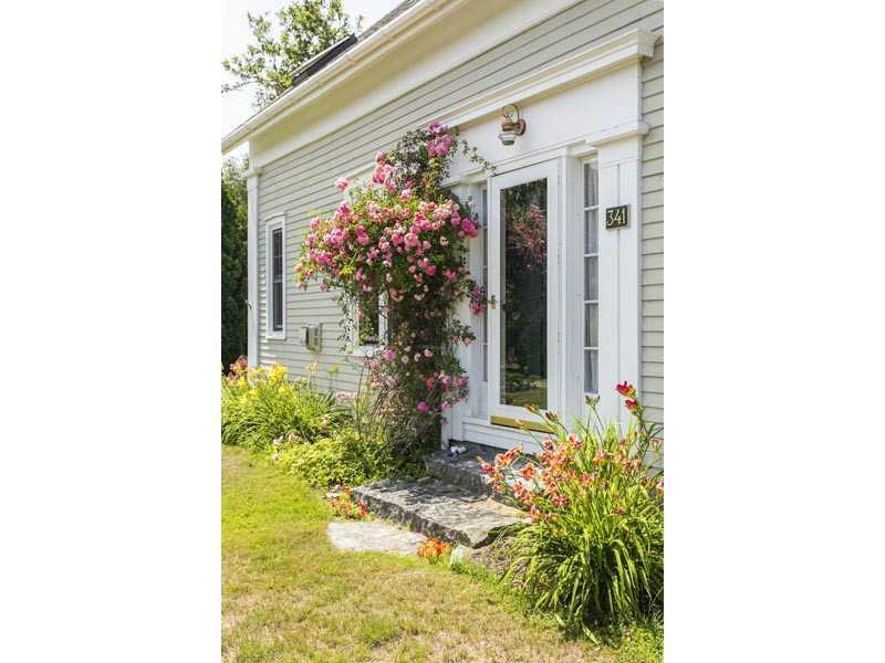 341 Ocean Point Road East Boothbay, ME 04544 - Photo 3 of 33 Exterior Front. Detail.