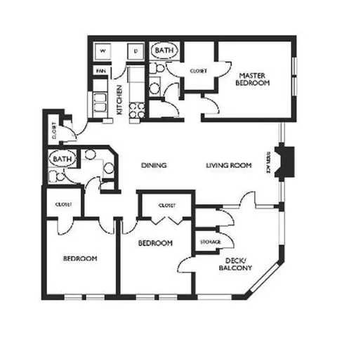 $2,475 | 2124 Gables Drive Northeast, Unit 1134, Atlanta, GA 30319