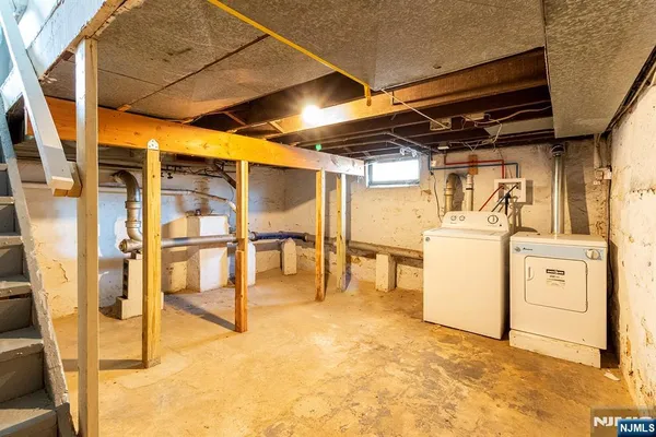 a view of storage and utility room