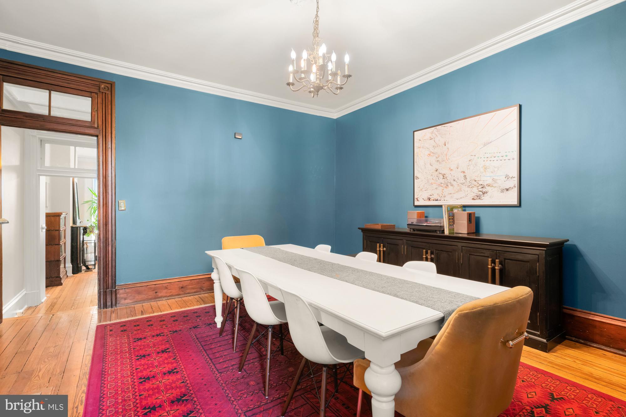 1206 John Street Baltimore, MD 21201 - Photo 14 of 53 a view of a dining room with furniture and window
