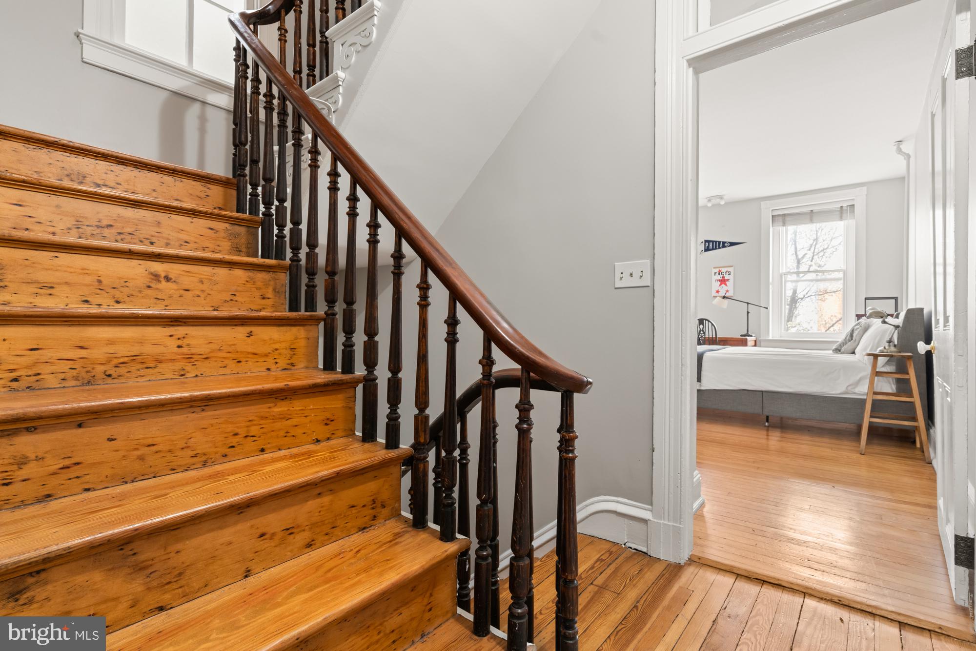 1206 John Street Baltimore, MD 21201 - Photo 23 of 53 a view of entryway and hall with wooden floor