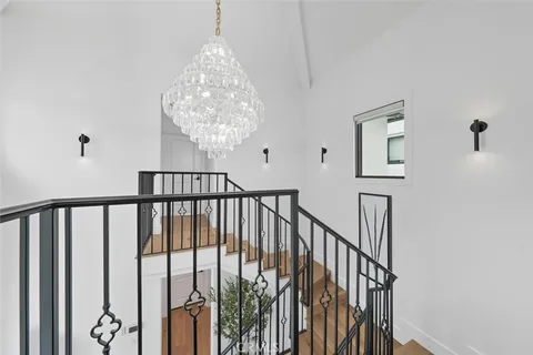 a bathroom with a bathtub and a sink