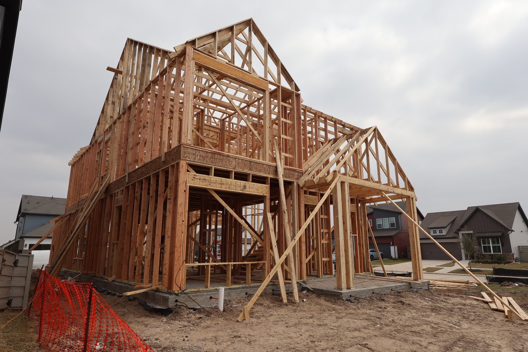 5523 Bonfire Alley Manvel, TX 77578 - Photo 10 of 19 a view of a house with a wooden deck