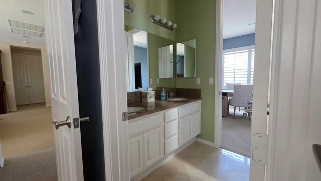 a bathroom with a shower and a toilet