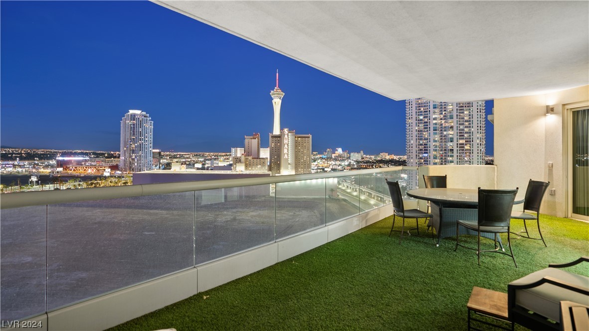 2777 Paradise Road, Unit 1503 Las Vegas, NV 89109 - Photo 17 of 78 Downtown and Stratosphere Views from Main Terrace