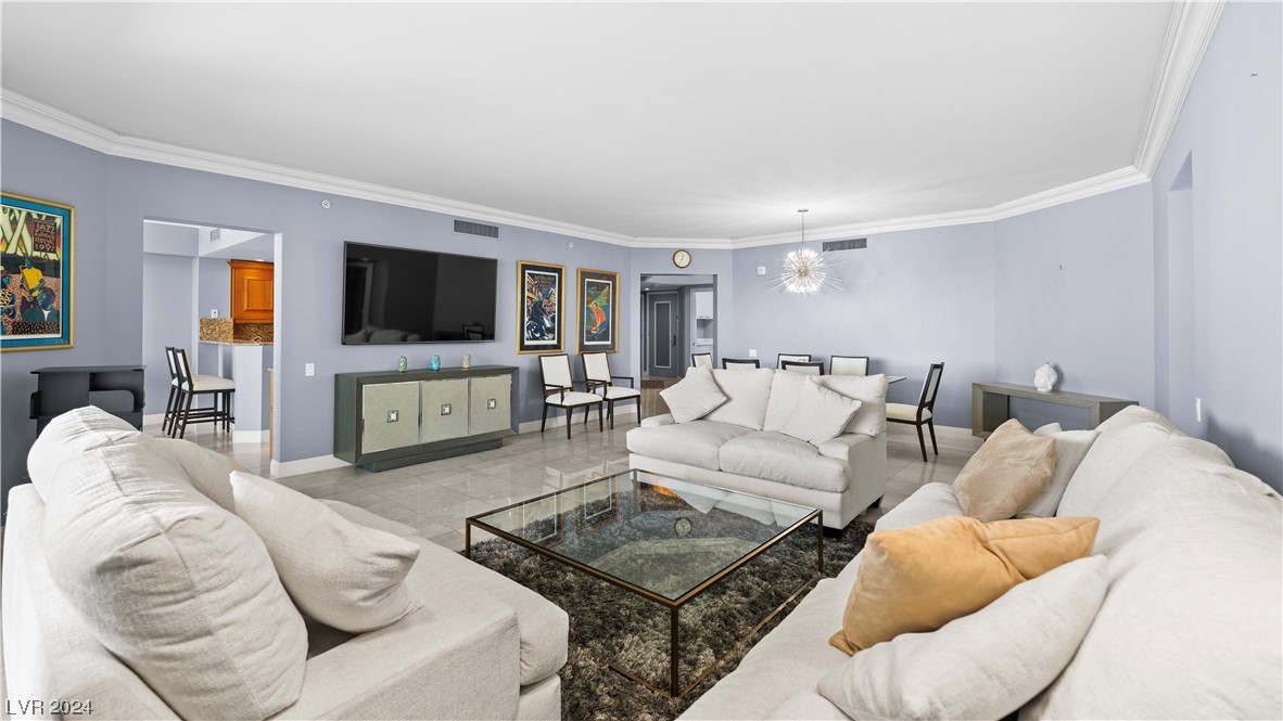 2777 Paradise Road, Unit 1503 Las Vegas, NV 89109 - Photo 4 of 78 Living Room / Formal Dining Room