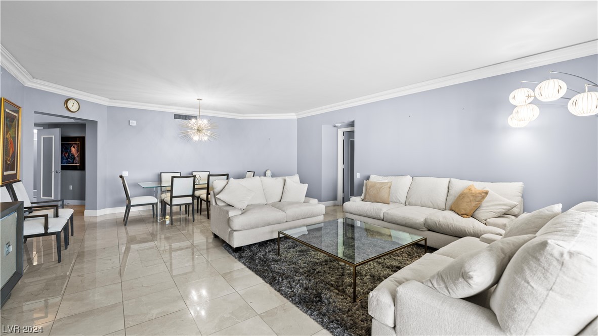 2777 Paradise Road, Unit 1503 Las Vegas, NV 89109 - Photo 5 of 78 Living Room / Formal Dining Room
