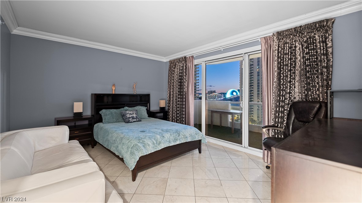 2777 Paradise Road, Unit 1503 Las Vegas, NV 89109 - Photo 53 of 78 Secondary En Suite Bedroom at Night