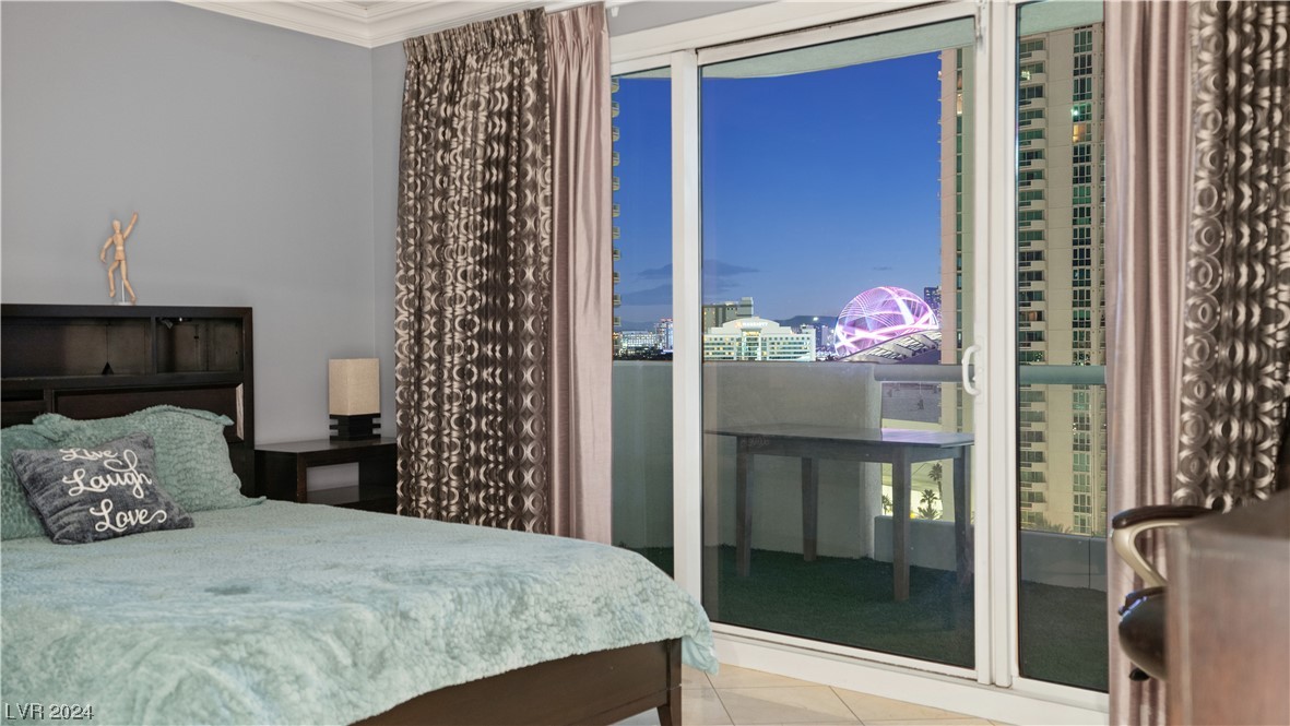 2777 Paradise Road, Unit 1503 Las Vegas, NV 89109 - Photo 54 of 78 Secondary En Suite Bedroom at Night