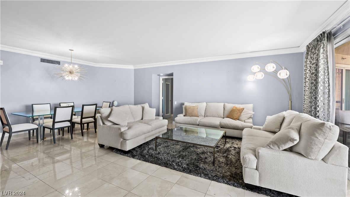 2777 Paradise Road, Unit 1503 Las Vegas, NV 89109 - Photo 6 of 78 Living Room / Formal Dining Room