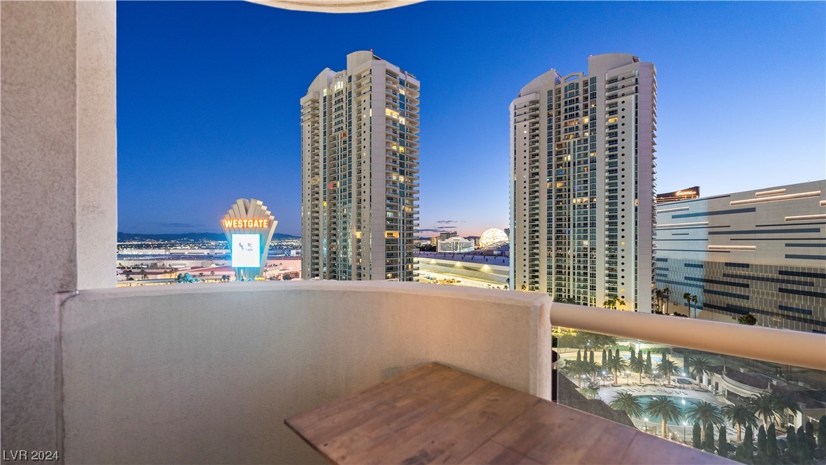 2777 Paradise Road, Unit 1503 Las Vegas, NV 89109 - Photo 65 of 78 Secondary Terrace at Night