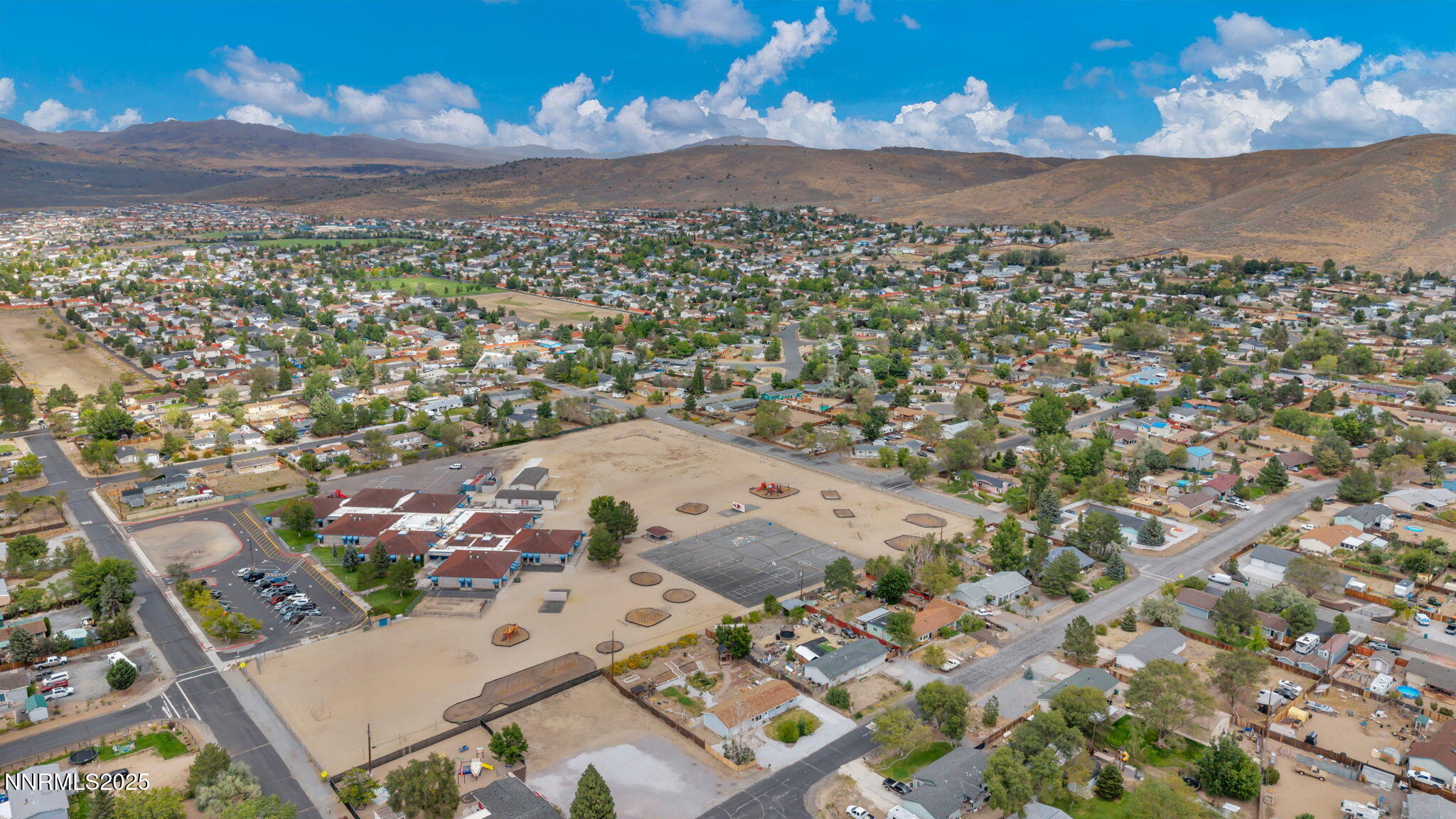 17475 Egret Lane Reno, NV 89508 - Photo 26 of 67 an aerial view of a house with a mountain