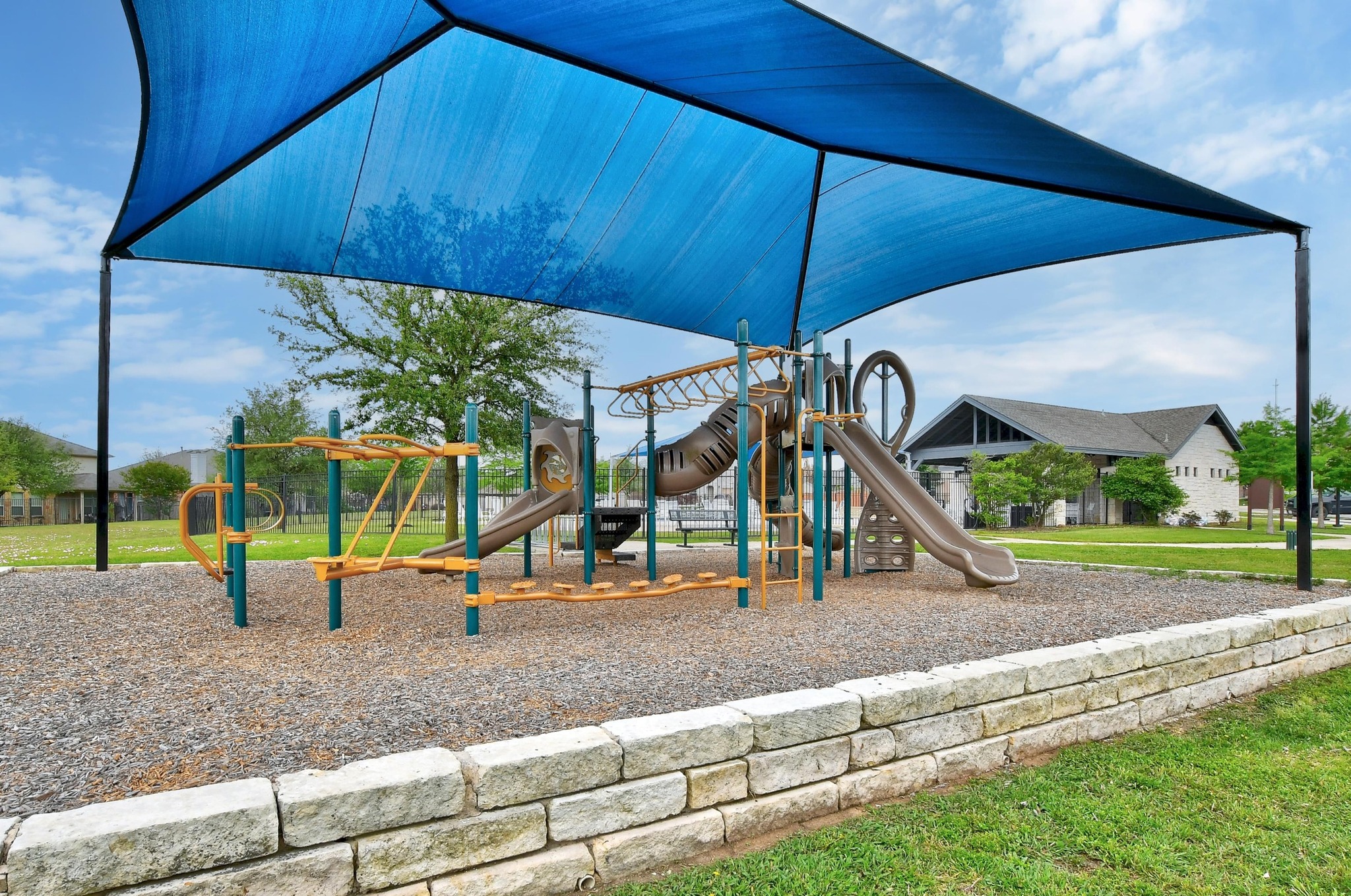 877 Hot Spring Valley Buda, TX 78610 - Photo 30 of 36 a view of a park with slide