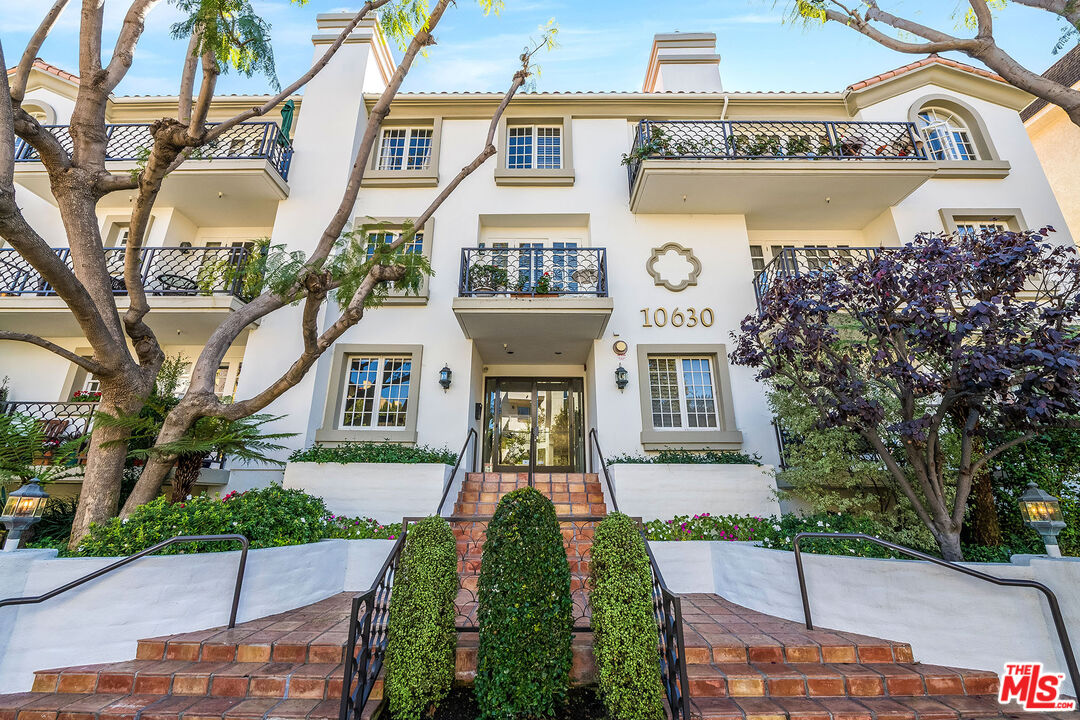 10630 Eastborne Avenue, Unit 203 Los Angeles, CA 90024 - Photo 2 of 26 a front view of a multi story residential apartment building