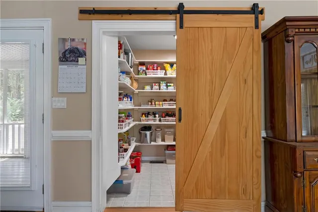 a room with storage and utility