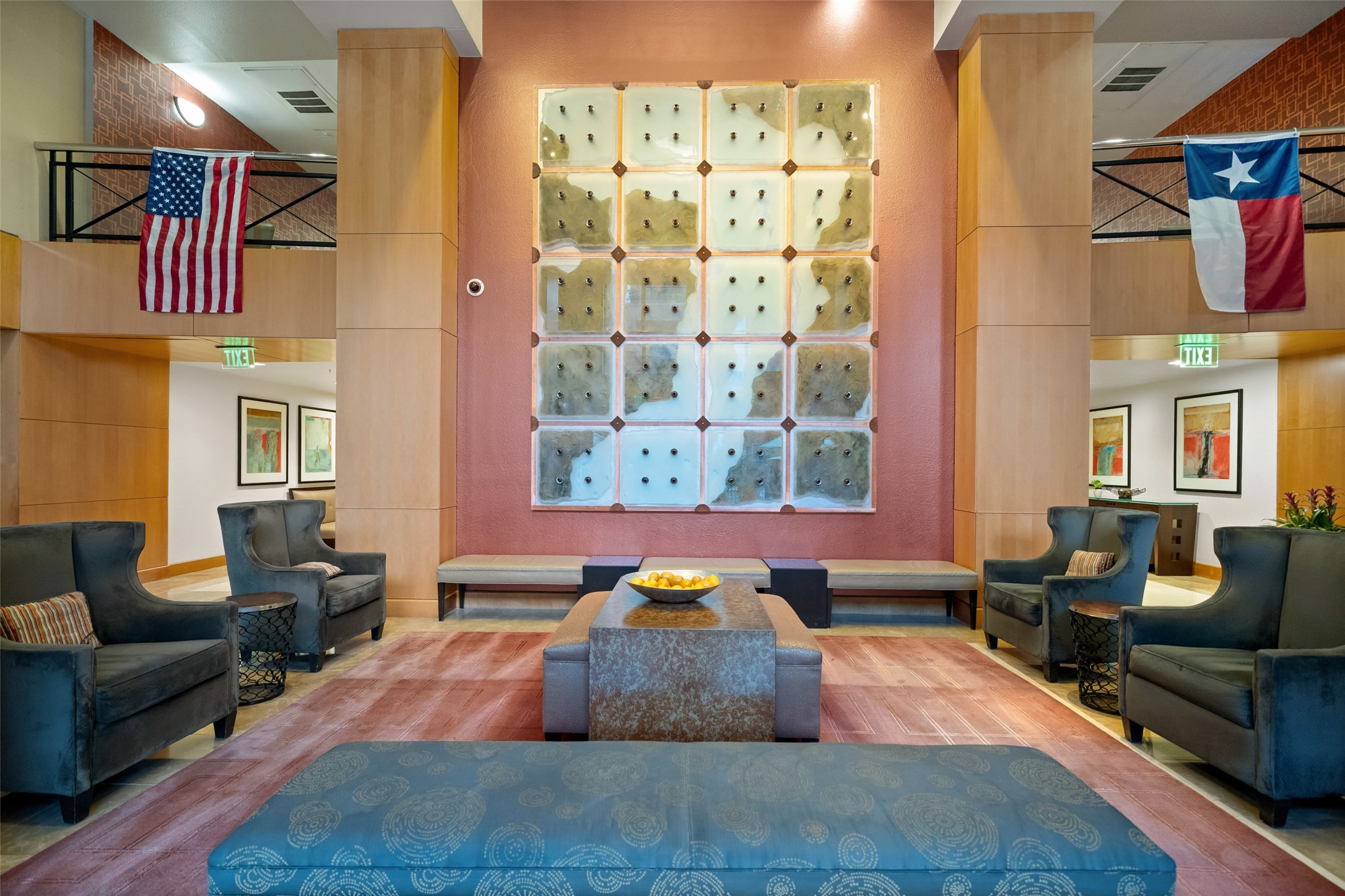 3505 Sage Road, Unit 1705 Houston, TX 77056 - Photo 8 of 38 a living room with furniture and a fireplace