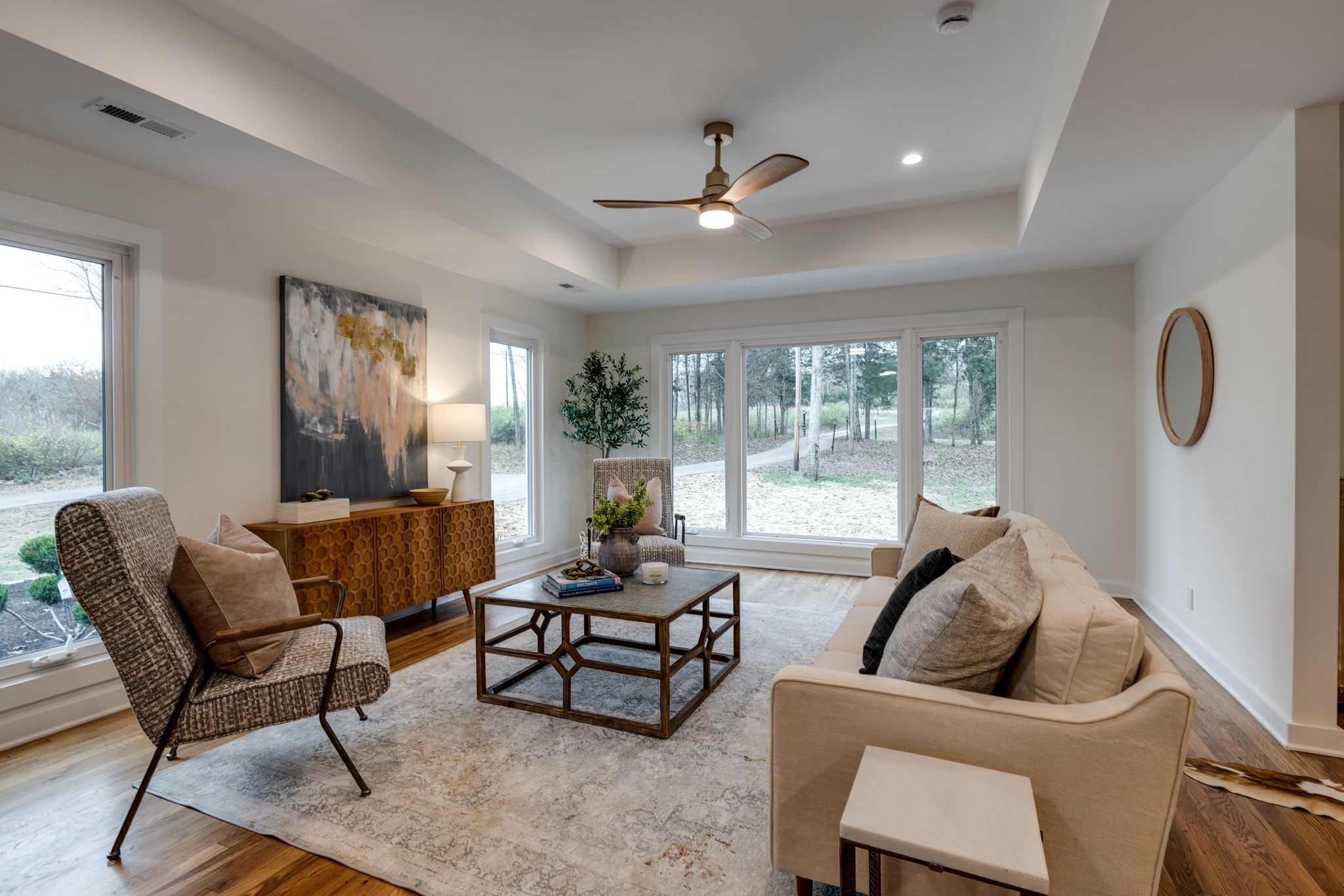 4342 Murfreesboro Road Franklin, TN 37067 - Photo 9 of 41 a living room with furniture and a large window