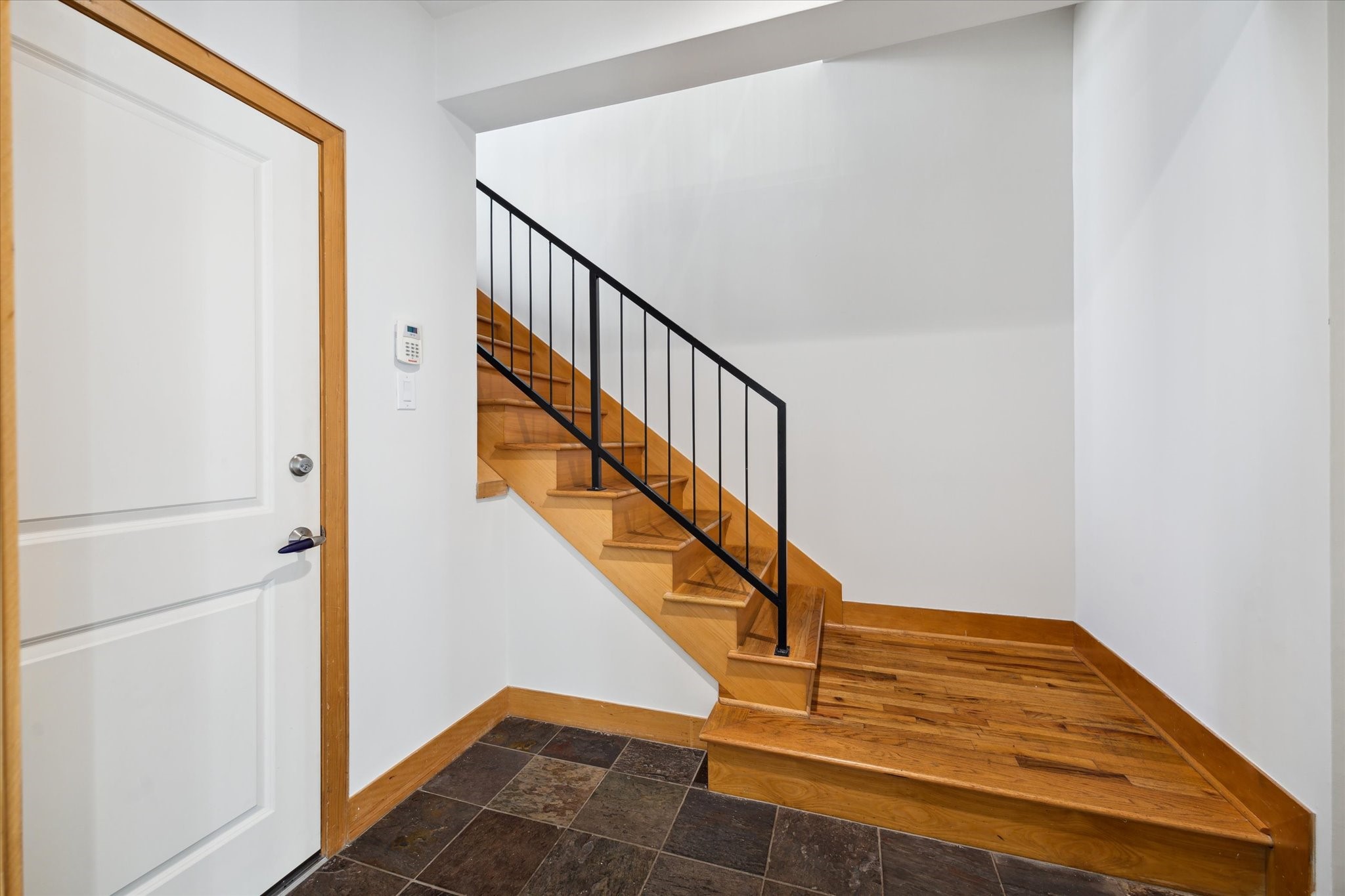 94 Drew Street, Unit C Houston, TX 77006 - Photo 8 of 29 First floor; door to the left opens to spacious garage.