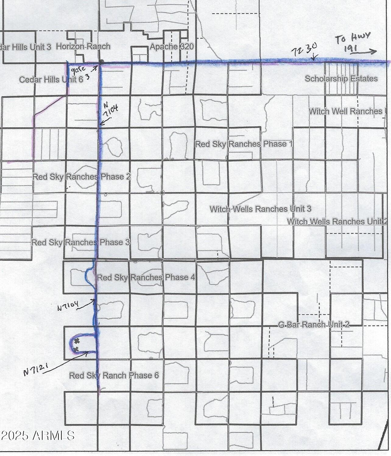 74 N7121 Red Sky Ranch St. Johns, AZ 85936 - Photo 47 of 65 a bathroom with a black and white tiles and a shower