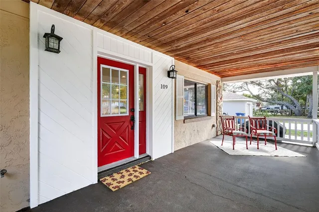 a view of outdoor seating