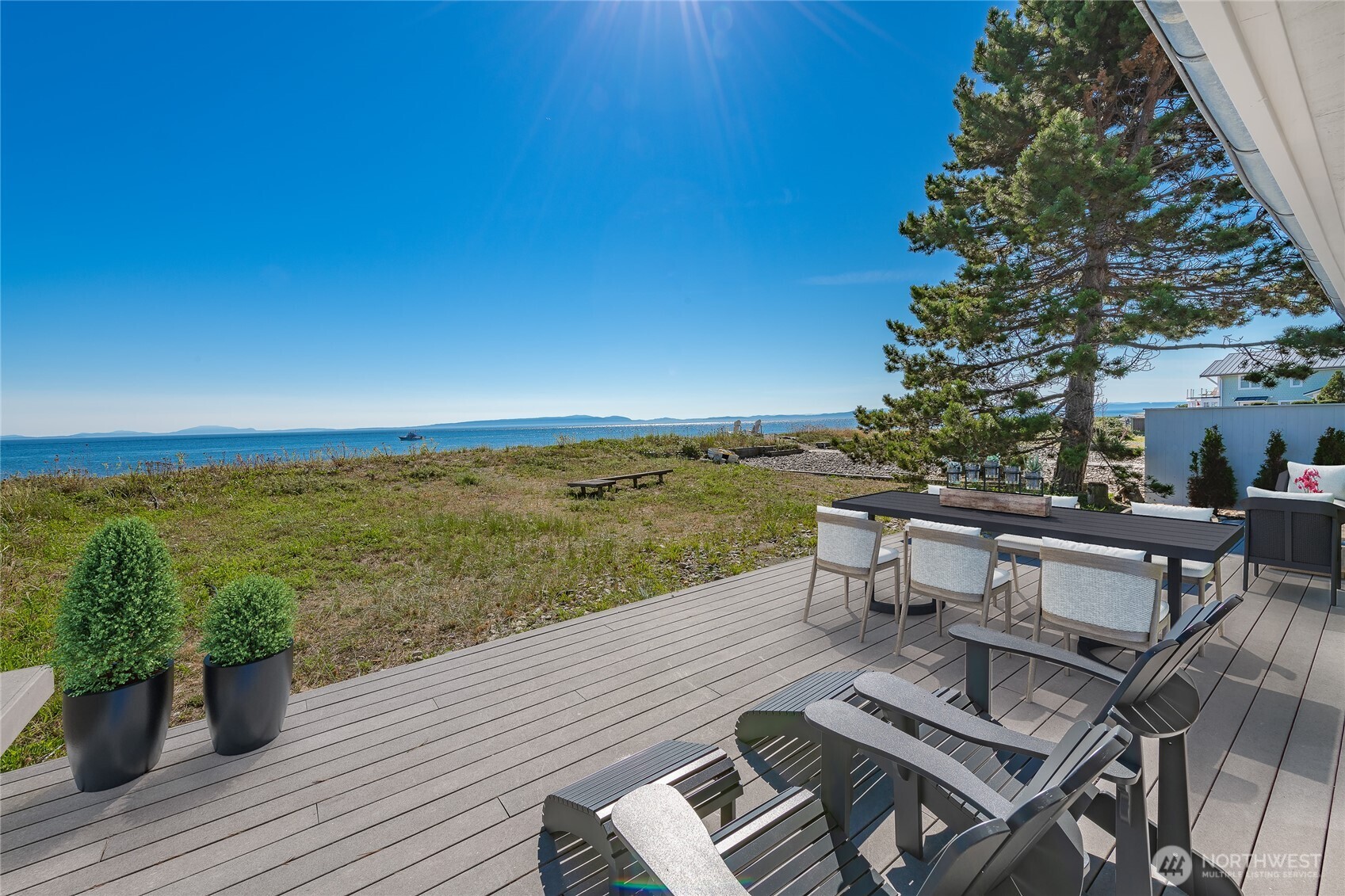 1613 Edwards Drive Point Roberts, WA 98281 - Photo 10 of 38 a view of a terrace with seating space