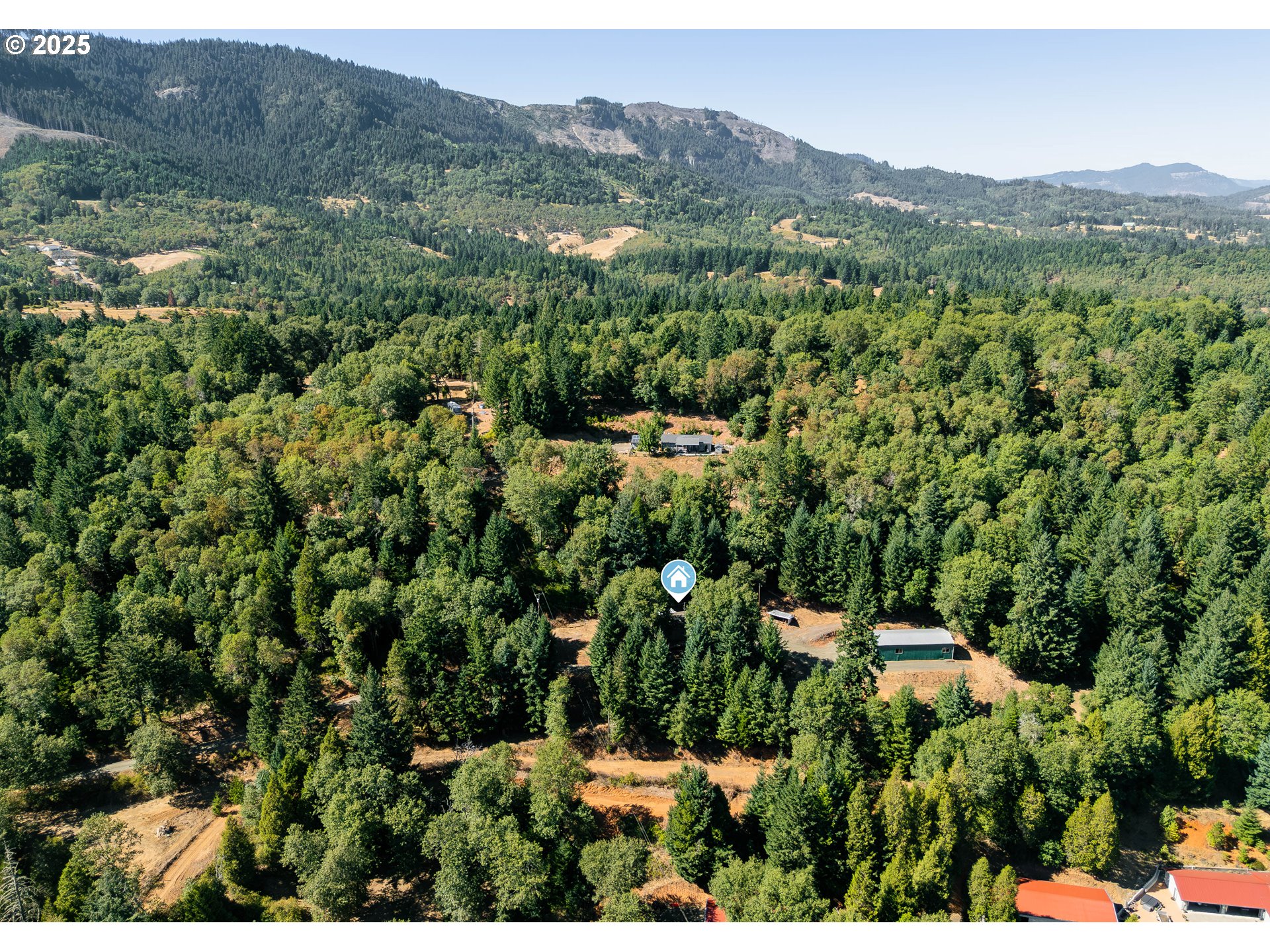 281 Callahan Road Roseburg, OR 97471 - Photo 38 of 39 a view of a forest with a street
