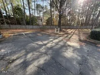 a view of a tree with a yard