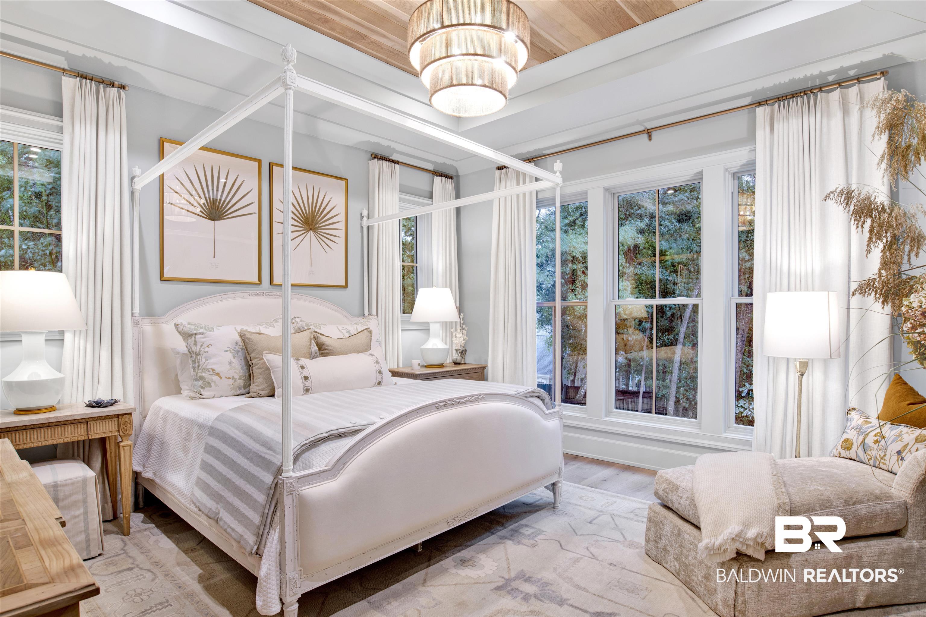 7248 Parker Road Fairhope, AL 36532 - Photo 39 of 55 Bedroom featuring wood finished floors and wood ceiling