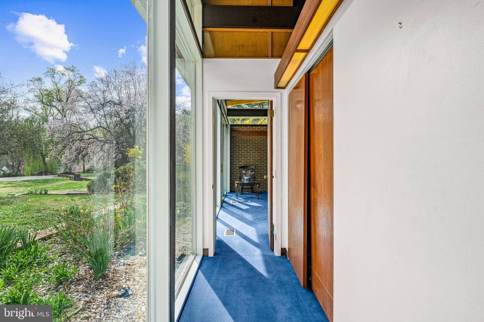 708 Righters Mill Road Penn Valley, PA 19004 - Photo 60 of 77 Wall of windows for Hallway to all three rooms