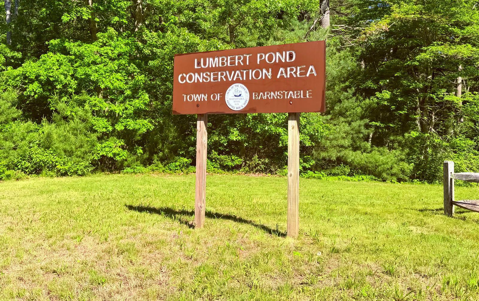 1115 Shootflying Hill Road Centerville, MA 02632 - Photo 29 of 34 Lumbert Pond Sign