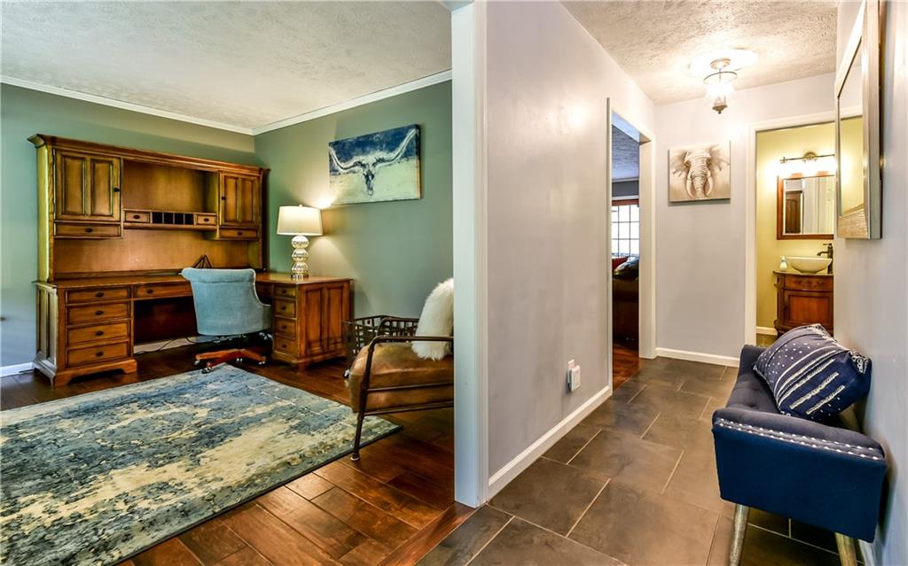 3844 Grove Road Gibsonia, PA 15044 - Photo 5 of 25 Entry hallway, living room/study and half bath.