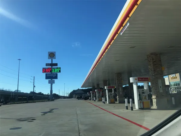 a view of a street sign