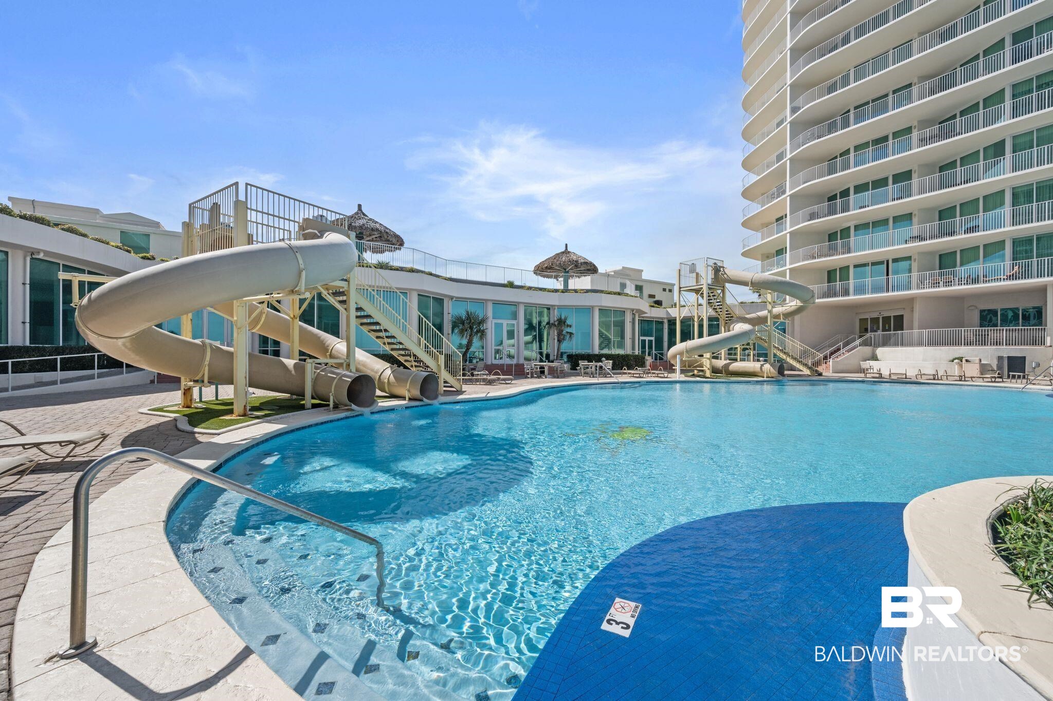 28107 Perdido Beach Boulevard, Unit D714 Orange Beach, AL 36561 - Photo 61 of 88 View of swimming pool featuring a water slide