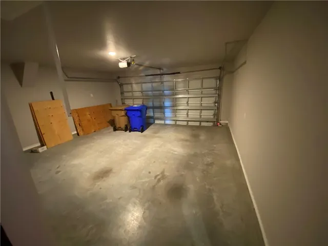 a view of a room with racks