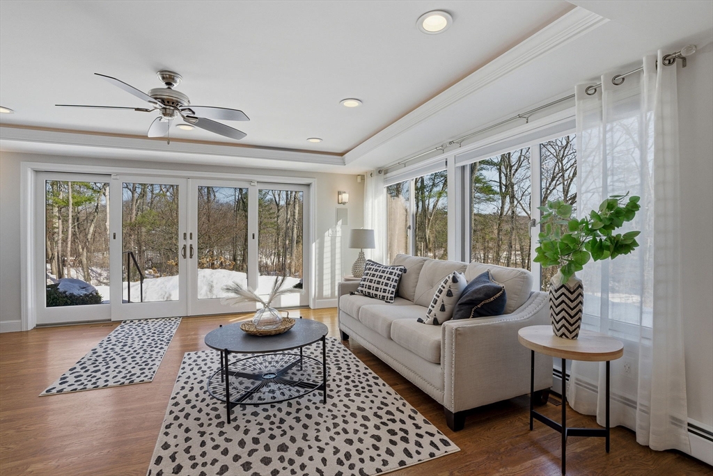 10 Bridle Path North Andover, MA 01845 - Photo 19 of 42 a living room with furniture and a large window