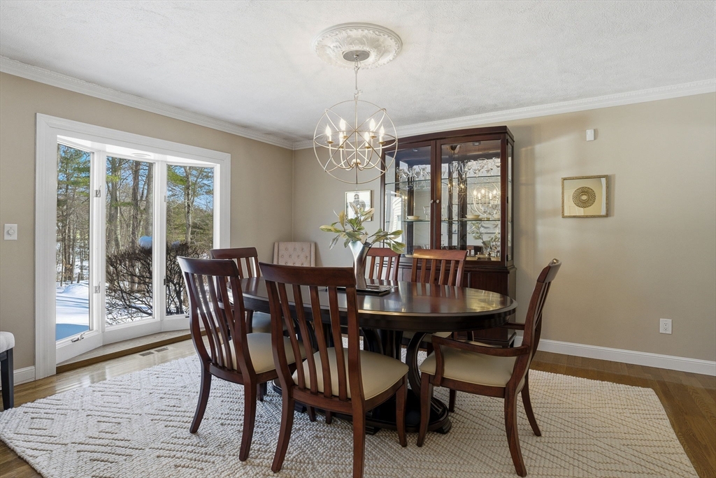 10 Bridle Path North Andover, MA 01845 - Photo 22 of 42 a view of a dining room with furniture window and outside view