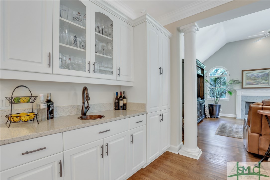 120 Winterberry Drive Savannah, GA 31406 - Photo 13 of 50 Amazing coffee bar in right hand cabinet