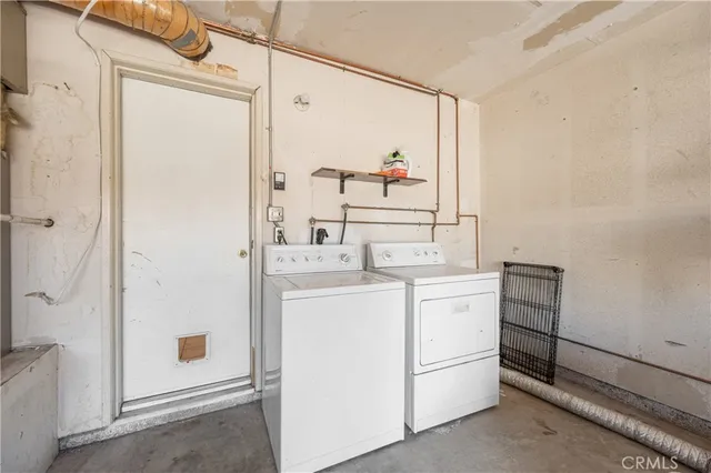 a view of storage and utility room