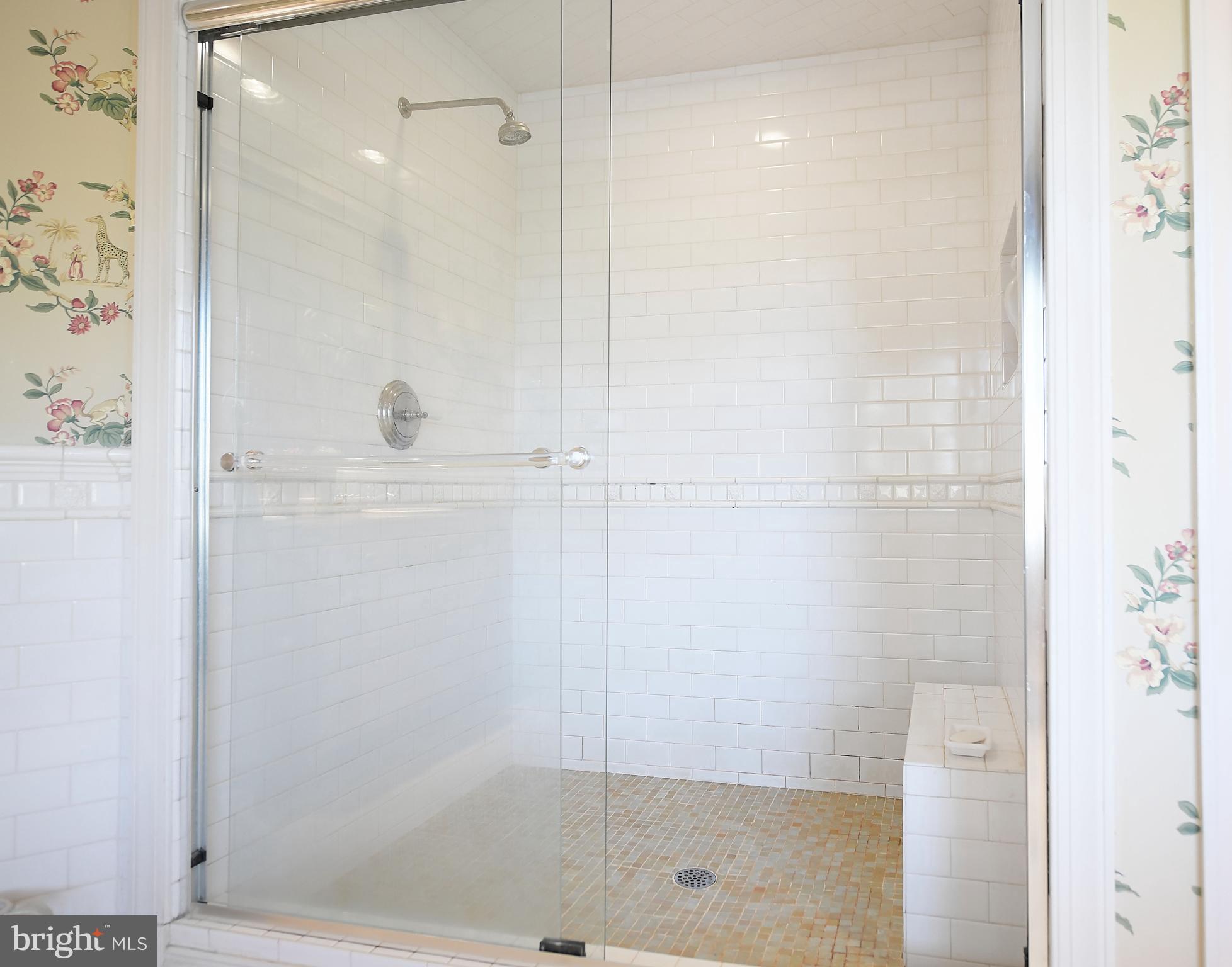 1702 Killington Road, Unit 40 Towson, MD 21204 - Photo 33 of 59 Large walk in shower in Master Bathroom