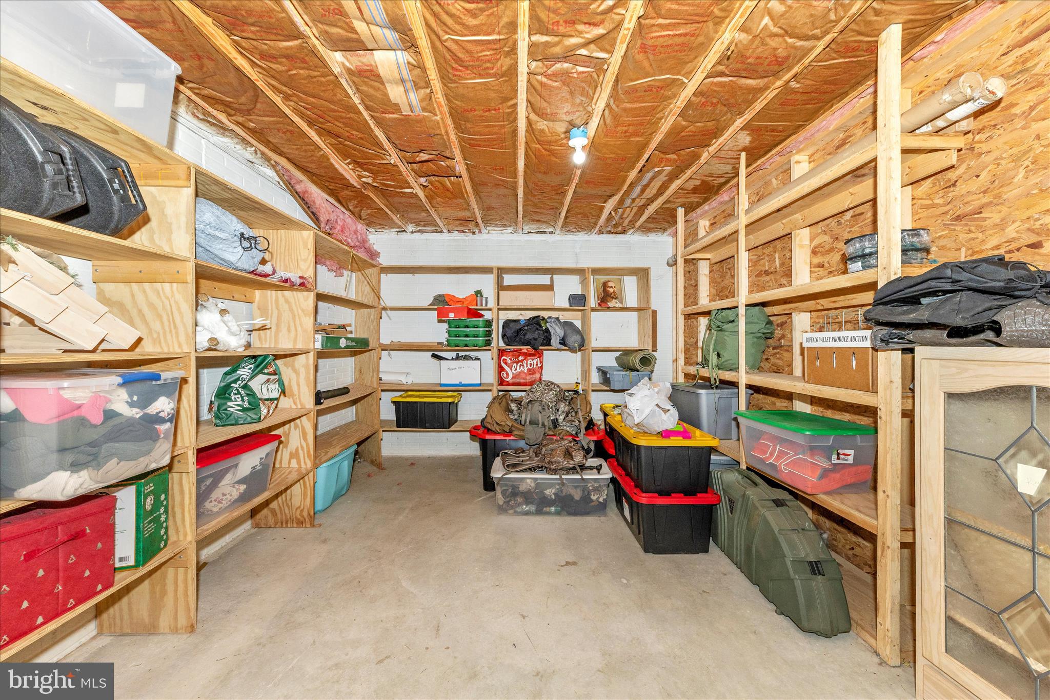 126 Game Trail Road Falling Waters, WV 25419 - Photo 41 of 41 a storage room with an empty racks