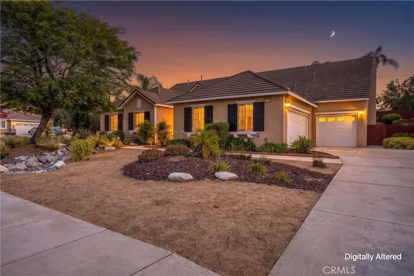 a view of a house with a patio