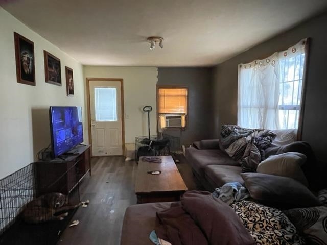1102 1st Avenue Rochelle, IL 61068 - Photo 3 of 19 a living room with furniture a flat screen tv and a window