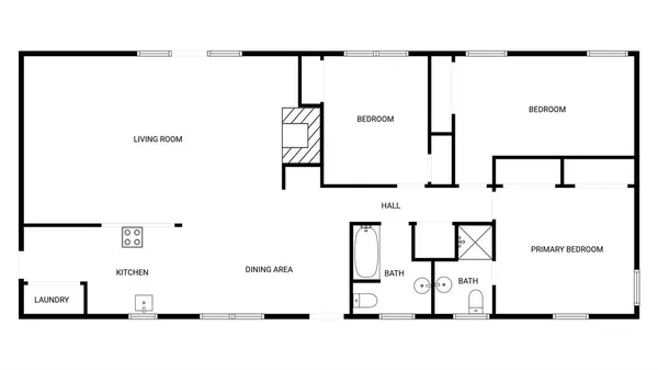 $296,000 | 464 West Fulton Street, Van Alstyne, TX 75495