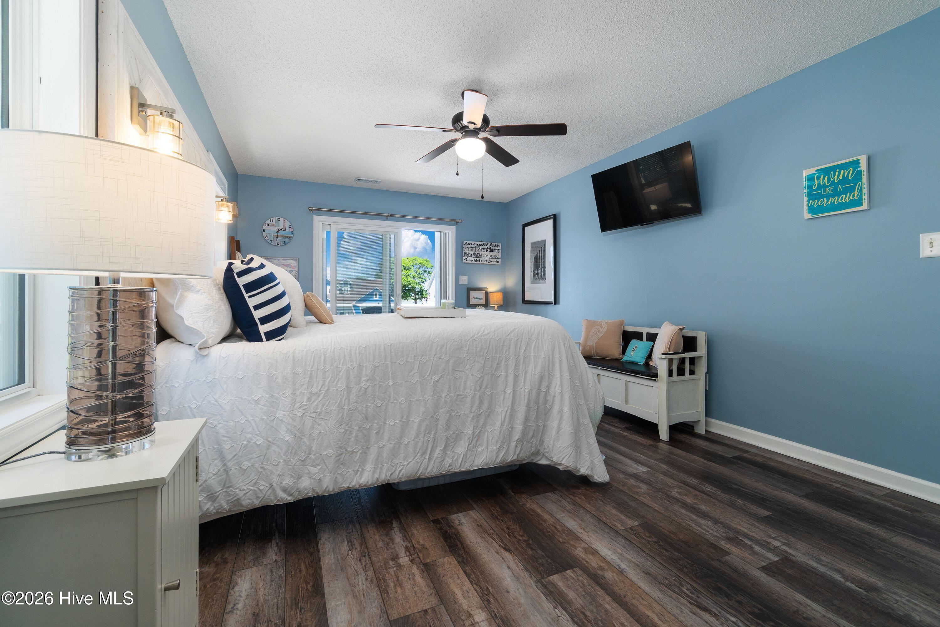 330 Cape Lookout Loop Emerald Isle, NC 28594 - Photo 34 of 80 Master Bedroom with a view and walk out deck !