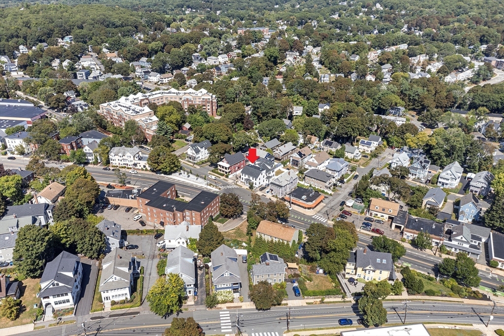 11 Lowell Street, Unit B Arlington, MA 02476 - Photo 5 of 31 an aerial view of a city with lots of residential buildings