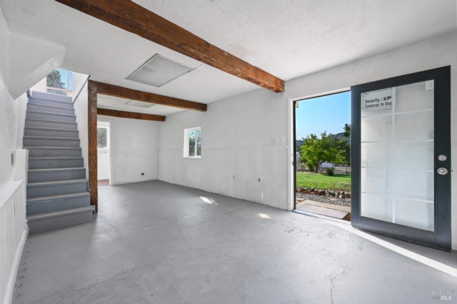 31258 Highway 128 Cloverdale, CA 95425 - Photo 45 of 88 a view of an empty room with a garage