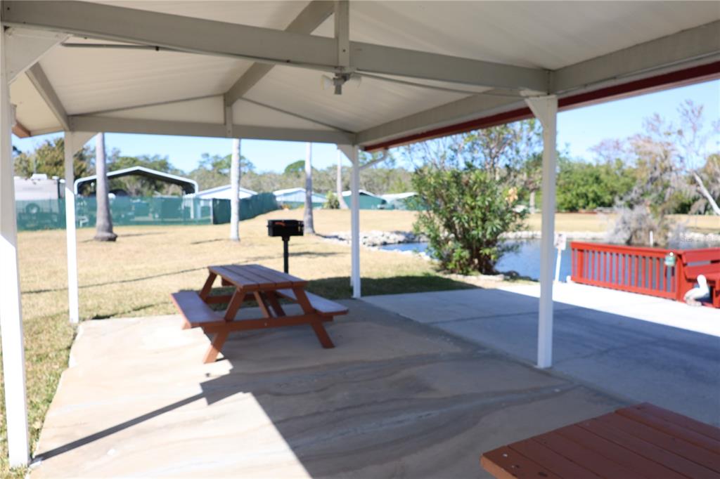 6608 Roosevelt Drive Port Richey, FL 34668 - Photo 37 of 39 a view of a swimming pool with a porch